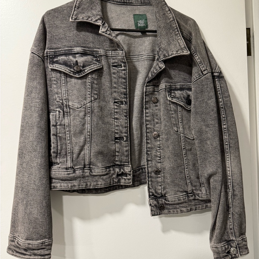 Gray Denim Jacket